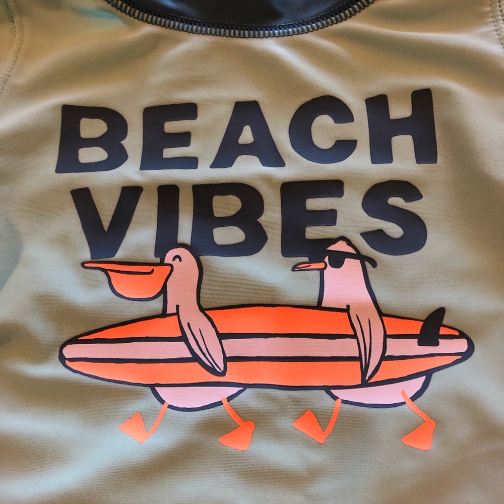 Beach Vibes Rashguard and Swimtrunk Swimwear - Picture 3 of 6